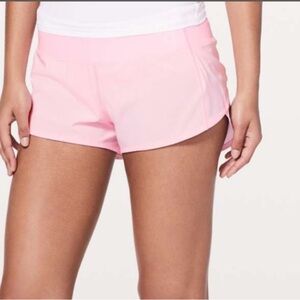 RARE LULULEMON SPEED UP SHORT-MIAMI PINK Size:6